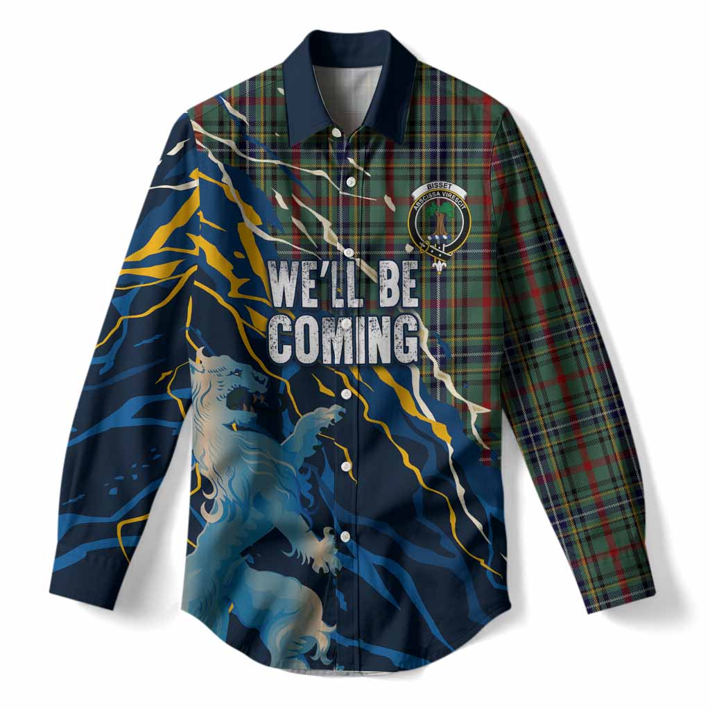 Bisset Scotland Tartan Women Casual Shirt WC2026 Football - We'll Be Coming