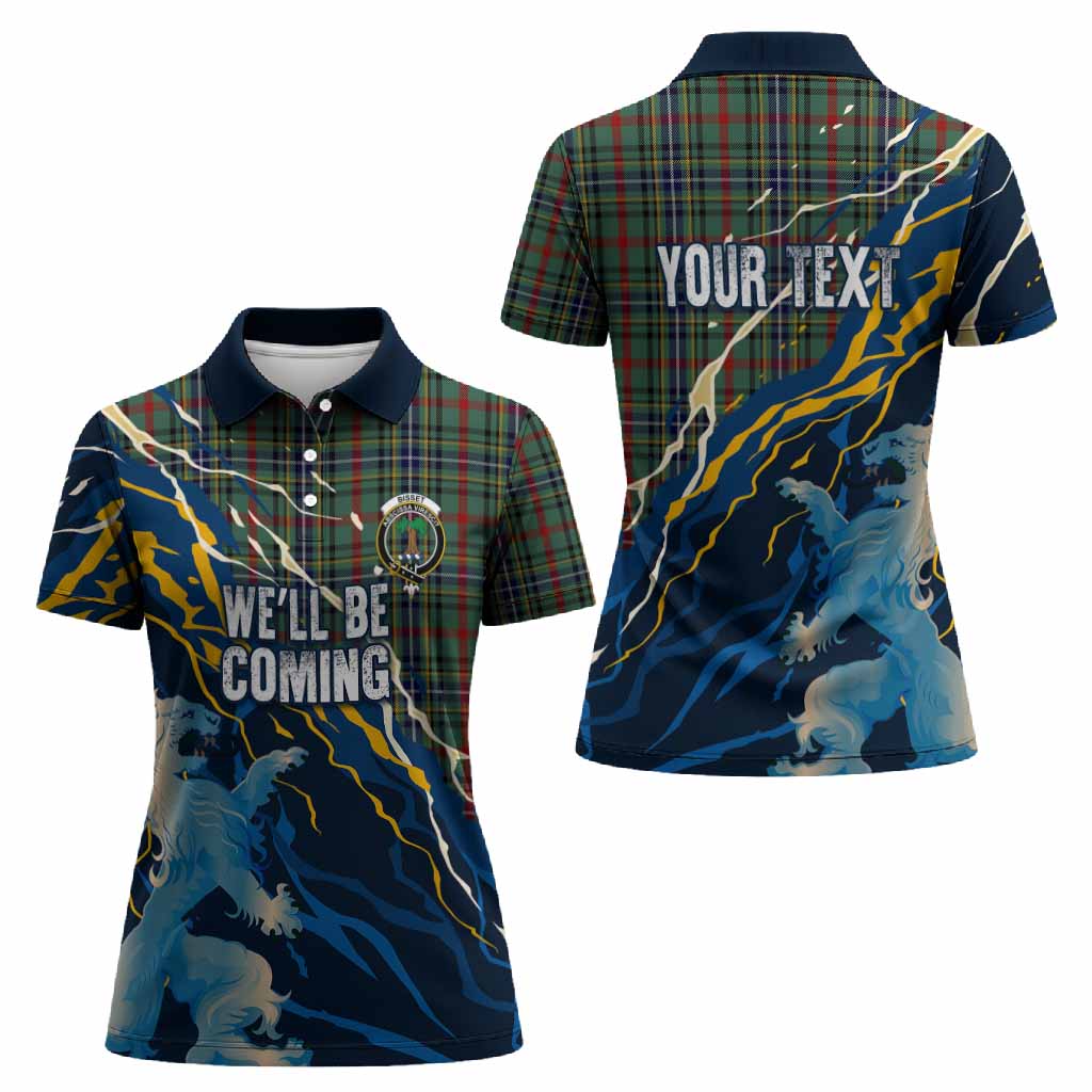 Bisset Scotland Tartan Women Polo Shirt WC2026 Football - We'll Be Coming