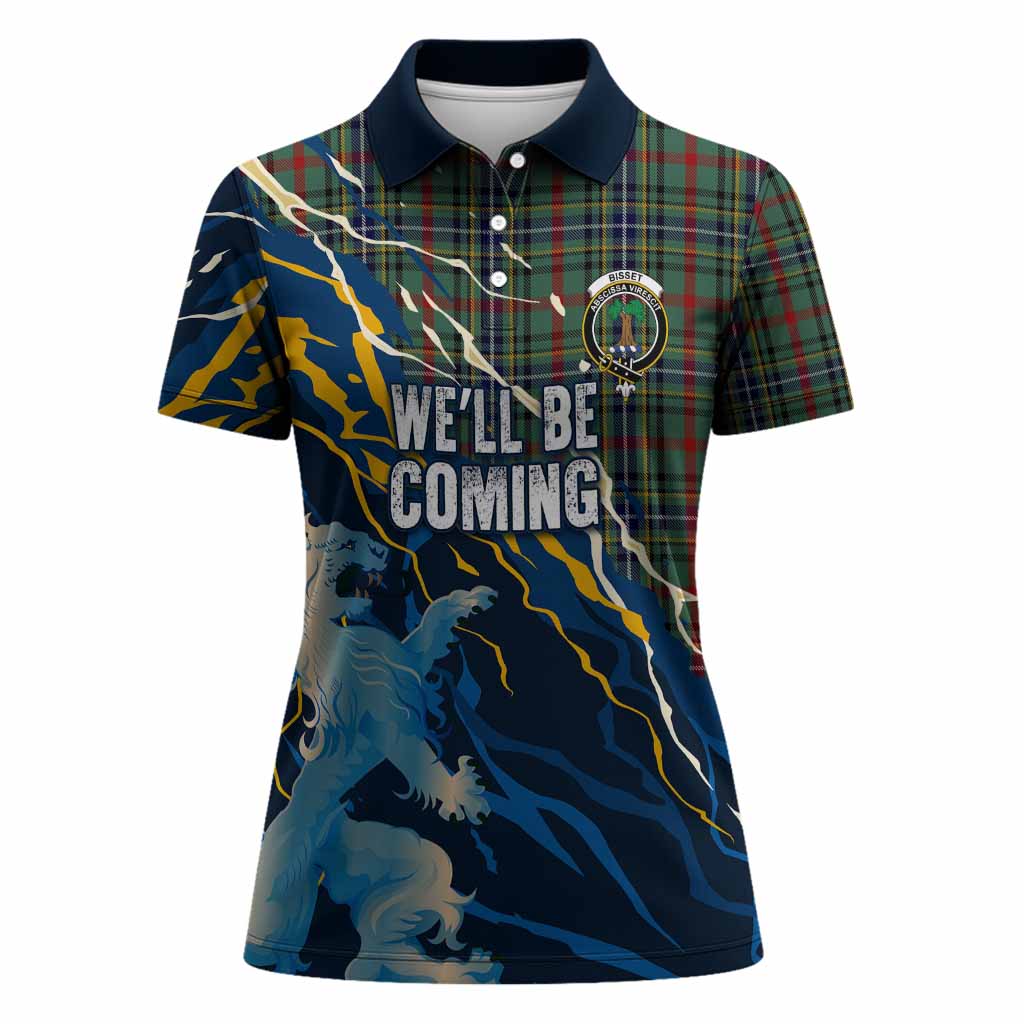Bisset Scotland Tartan Women Polo Shirt WC2026 Football - We'll Be Coming