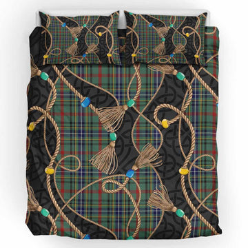 Bisset Scottish Tartan Twisted Ropes Stylized Bedding Set UK Bedding Set UK King 91*87 inch - Tartan Vibes Clothing