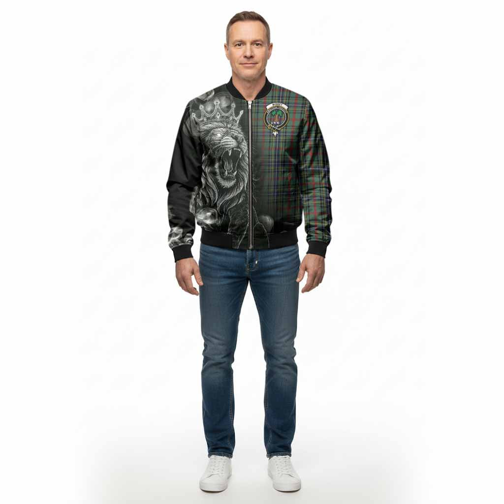Bisset Tartan Bomber Jacket Roaring Lion Heritage