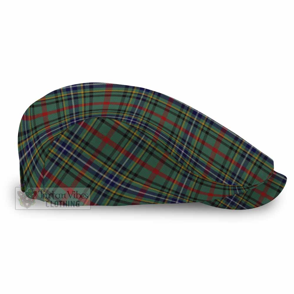 Bisset Tartan Jeff Cap, Tartan Flat Cap