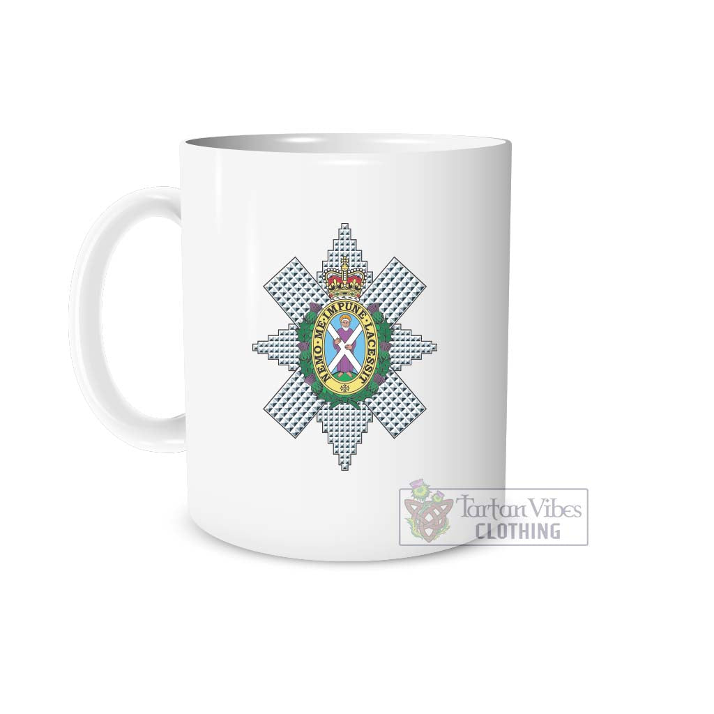 Black Watch Family Crest Ceramic Mug One Size 11oz size - 2D-tartanvibesclothing