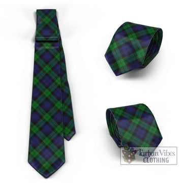 Black Watch Tartan Classic Necktie Cross Style