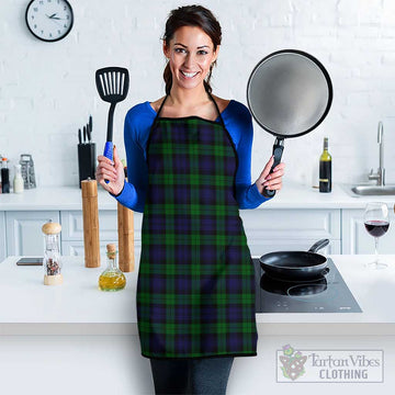Black Watch Tartan Apron Black S 38x47 cm - Tartan Vibes Clothing