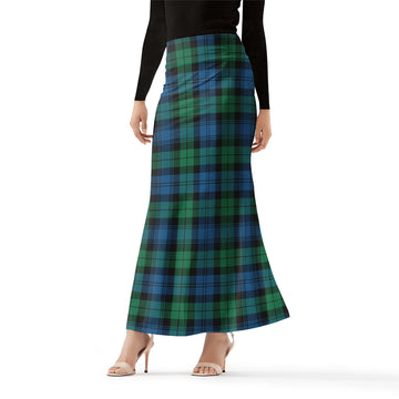 Black Watch Ancient Tartan Womens Full Length Skirt
