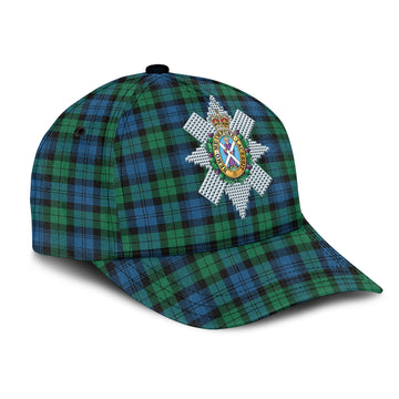 Black Watch Ancient Tartan Classic Cap with Family Crest