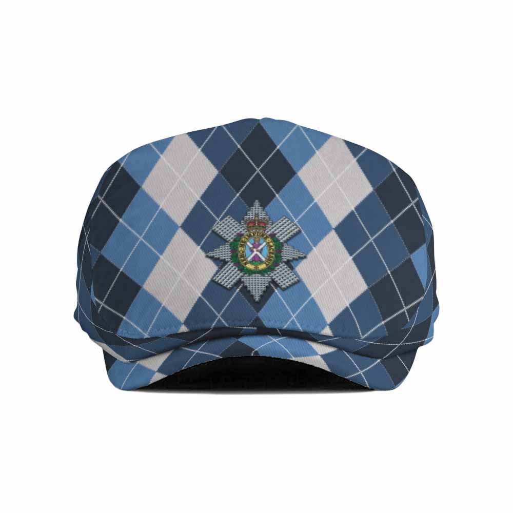 Black Watch Scottish Family Crest Flat Cap, Jeff Cap Scotland National Argyle Classic Style - Tartan Vibes Clothing