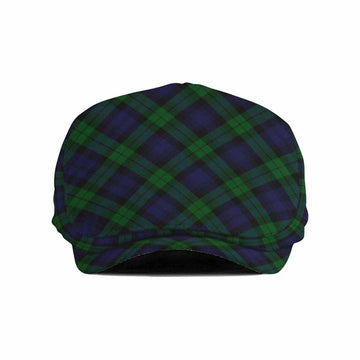 Black Watch Tartan Flat Cap, Jeff Cap Cross Style