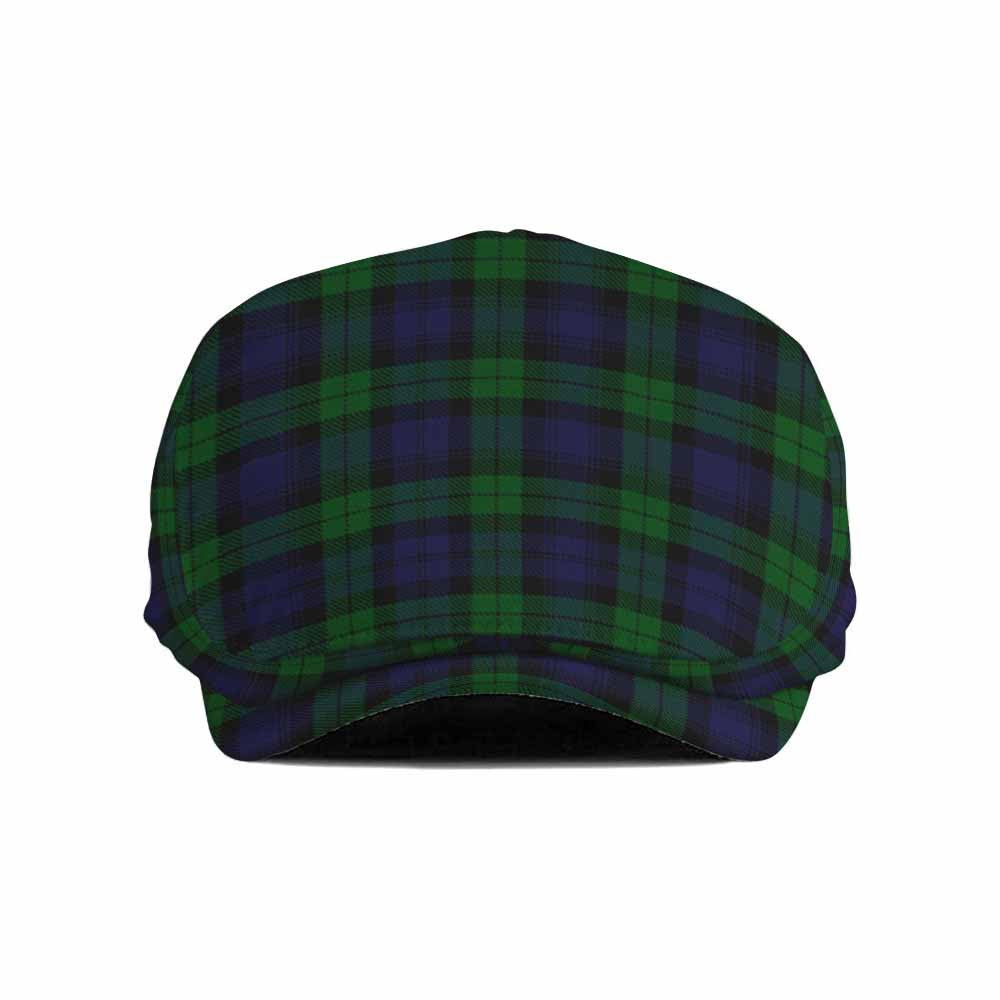 Black Watch Tartan Jeff Cap, Tartan Flat Cap