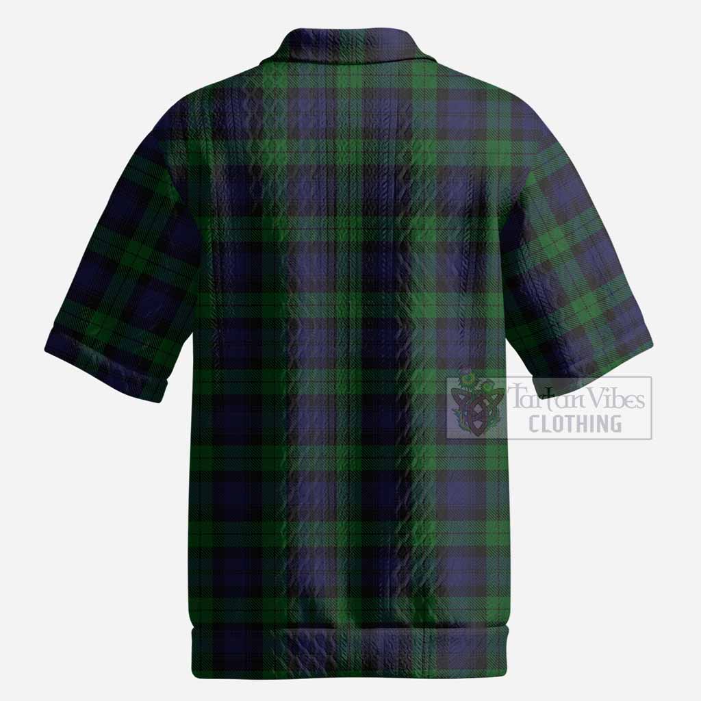 Black Watch Tartan Men’s Polo Sweater Top