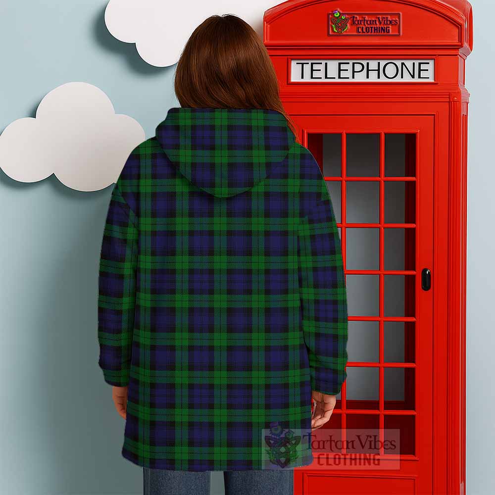 Black Watch Tartan Wearable Blanket - Tartan Vibes Clothing