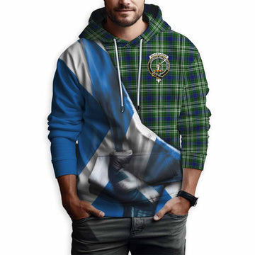 Blackadder Tartan Hoodie with Family Crest Scotland Patriotic Style Pullover Hoodie - Tartan Vibes Clothing