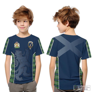 Blackadder Tartan Kid T-Shirt with Family Crest and Lion Rampant Vibes Sport Style Youth XL Size14 - Tartan Vibes Clothing