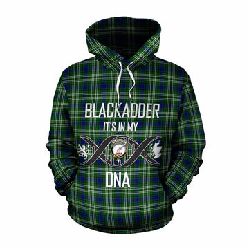 Blackadder Tartan Cotton Hoodie with Family Crest DNA In Me Style Pullover Hoodie XS - Tartan Vibes Clothing