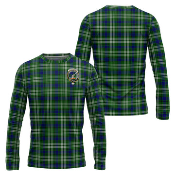 Blackadder Tartan Long Sleeve T-Shirt with Family Crest