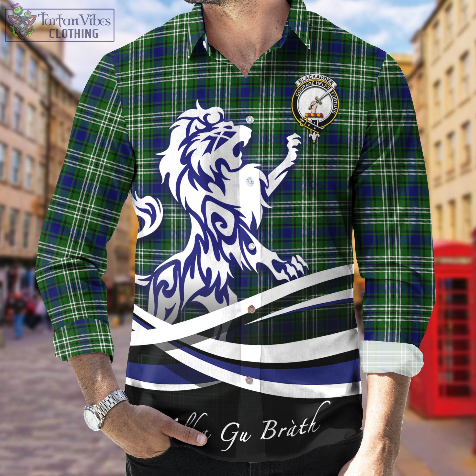 blackadder-tartan-long-sleeve-button-up-shirt-with-alba-gu-brath-regal-lion-emblem