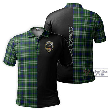 Blackadder Tartan Polo Shirt with Family Crest and Half Of Me Style Kid - Tartan Vibes Clothing
