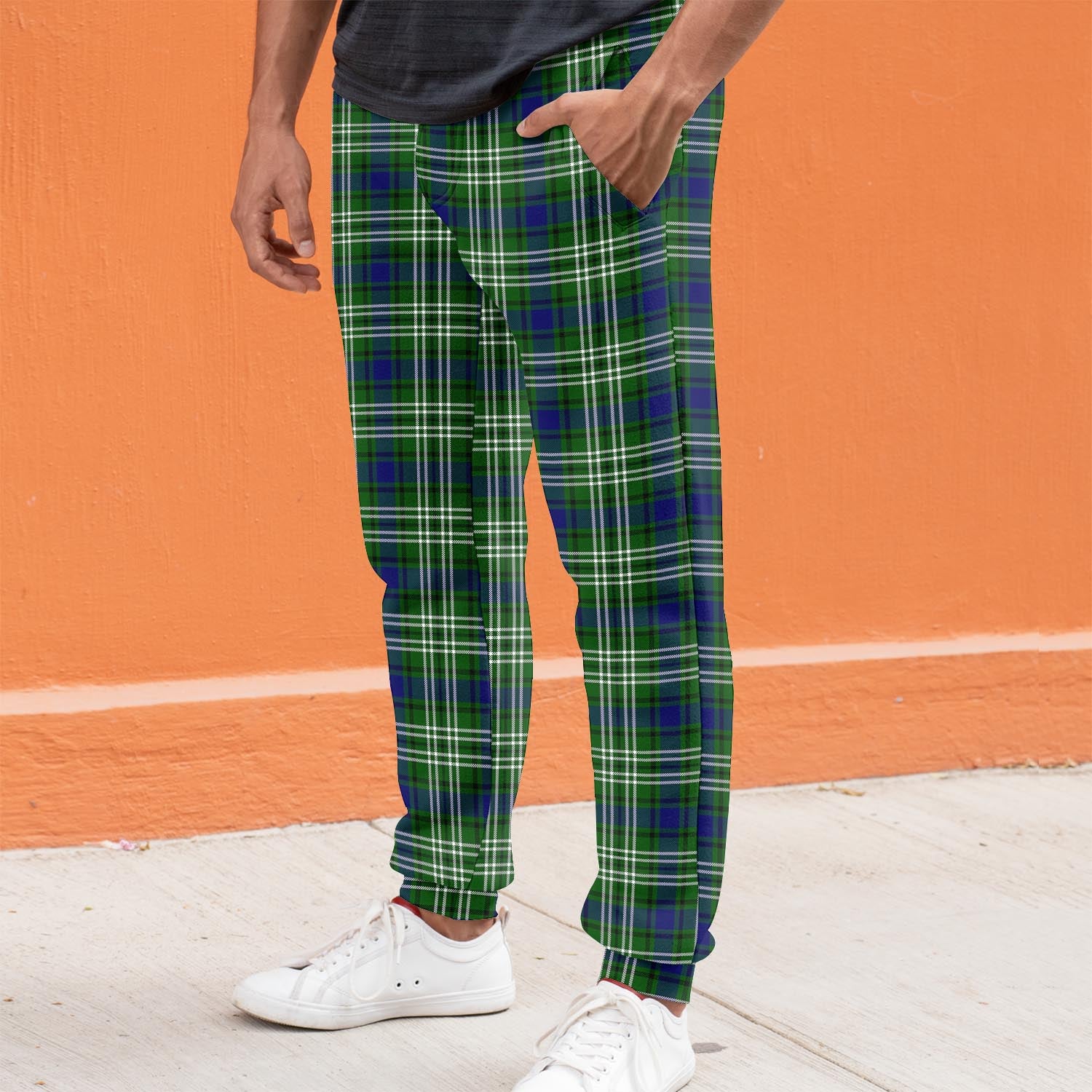 Blackadder Tartan Joggers Pants S - Tartan Vibes Clothing