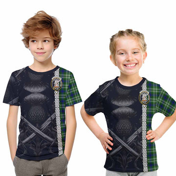 Blackadder Tartan Kid T-Shirt with Family Crest Cross Sword Thistle Celtic Vibes Youth XL Size14 - Tartan Vibes Clothing