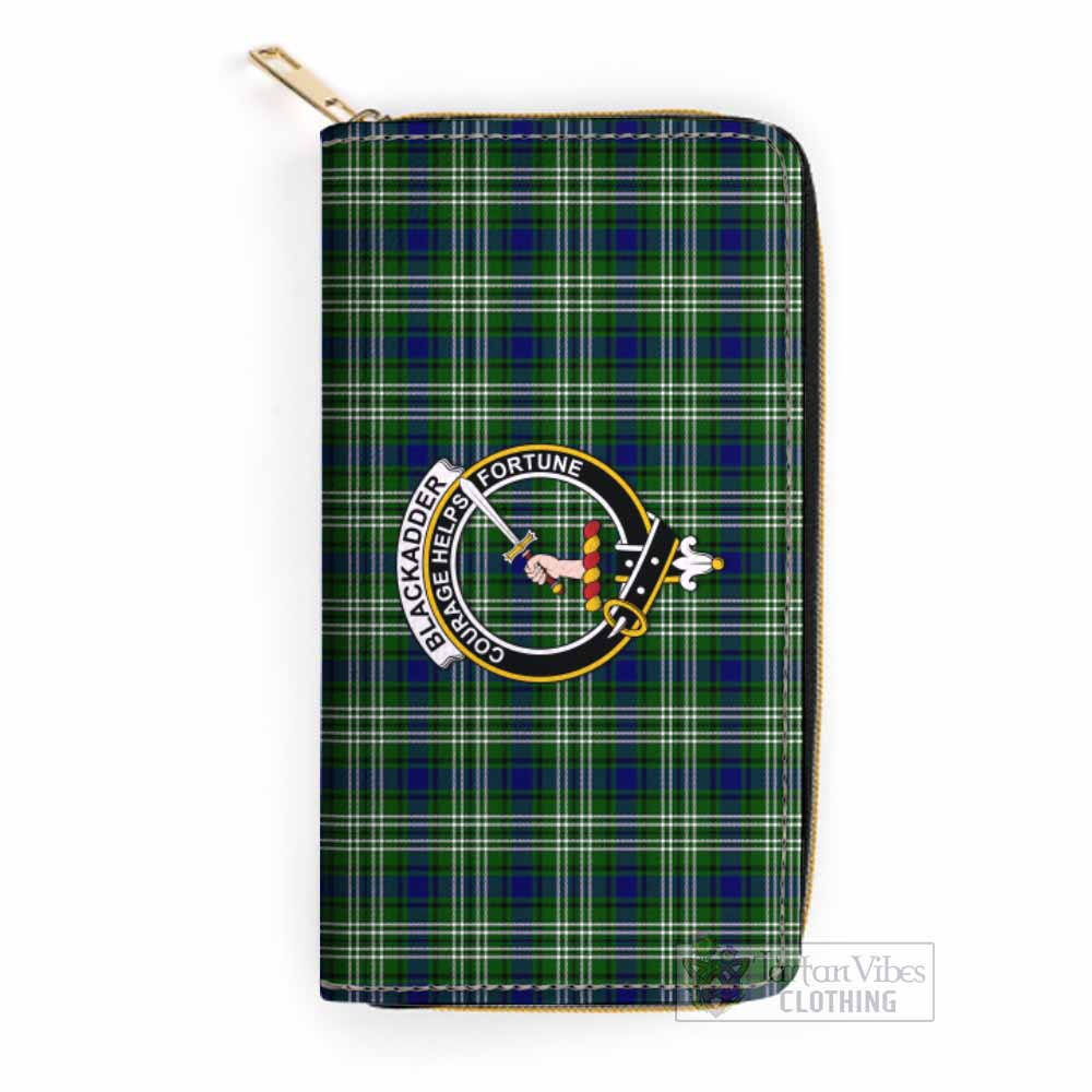 Blackadder Tartan Women's Leather Wallet with Family Crest One Size 19.7*10.5*3.5 cm - Tartan Vibes Clothing