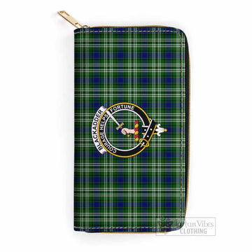 Blackadder Tartan Women's Leather Wallet with Family Crest One Size 19.7*10.5*3.5 cm - Tartan Vibes Clothing