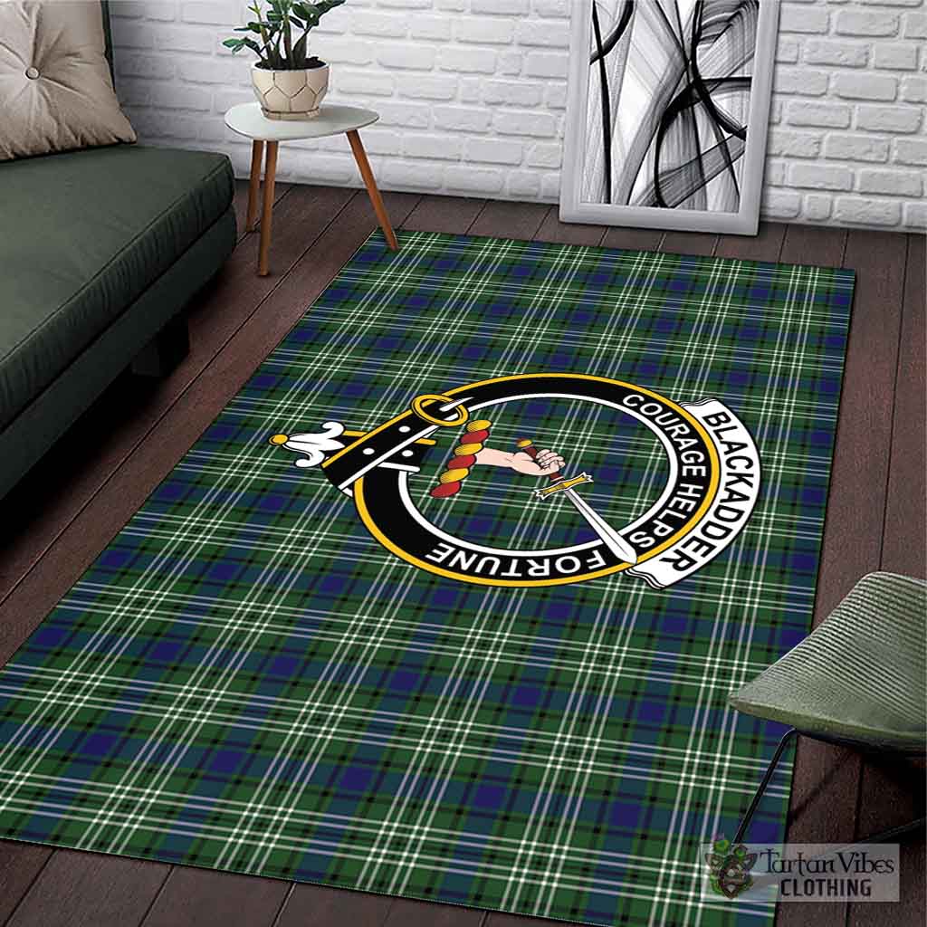 Blackadder Tartan Area Rug with Family Crest L 59*86 inch (150x220 cm) - Tartan Vibes Clothing
