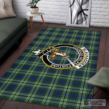 Blackadder Tartan Area Rug with Family Crest L 59*86 inch (150x220 cm) - Tartan Vibes Clothing