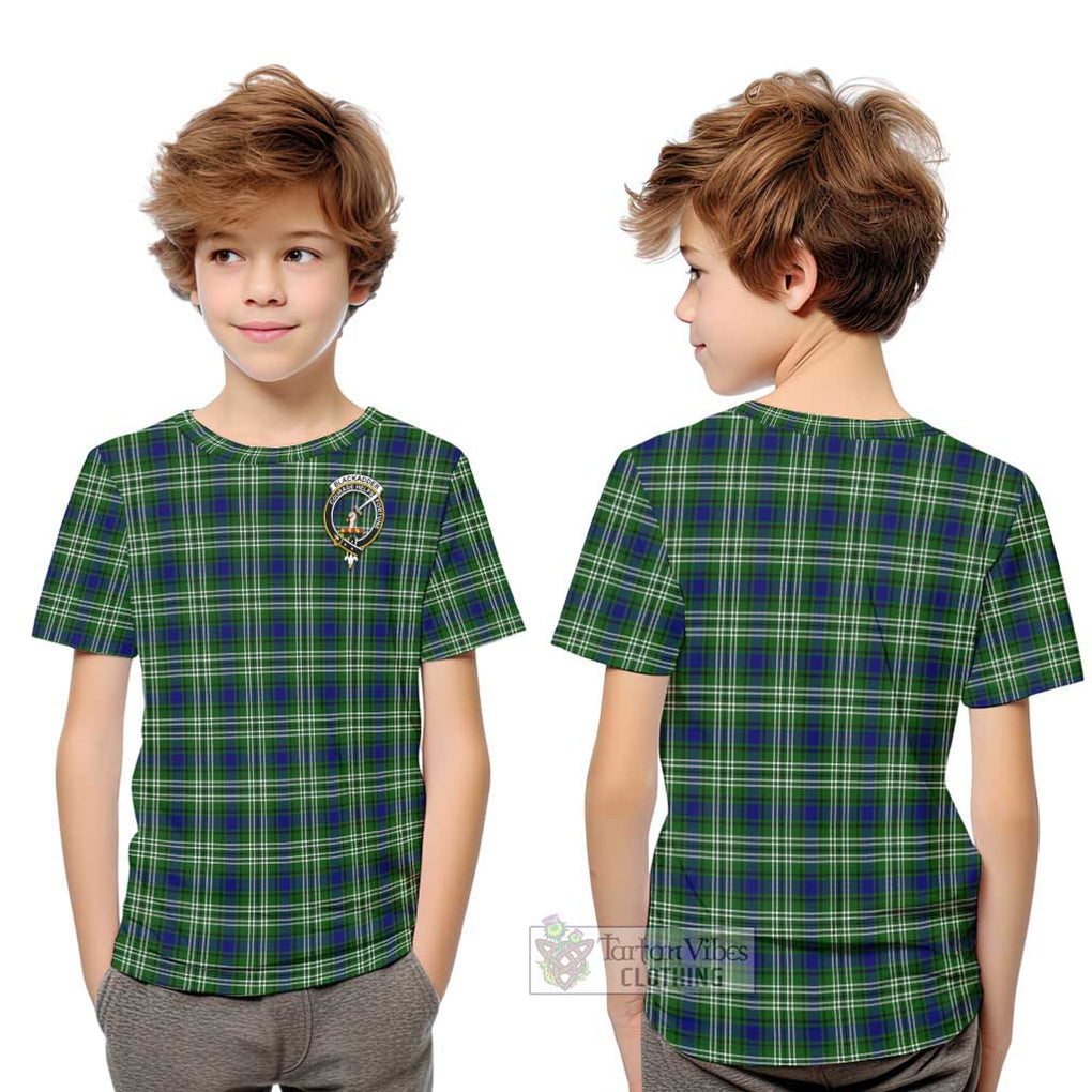 Blackadder Tartan Kid T-Shirt with Family Crest Youth XL Size14 - Tartan Vibes Clothing