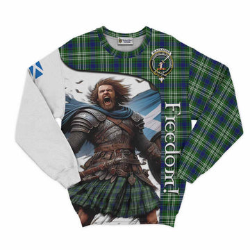 Blackadder Crest Tartan Sweatshirt Inspired by the Freedom of Scottish Warrior Unisex - Tartan Vibes Clothing
