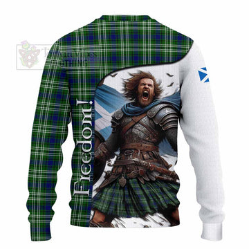 Blackadder Crest Tartan Knitted Sweater Inspired by the Freedom of Scottish Warrior - Tartan Vibes Clothing