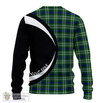 Blackadder Tartan Ugly Sweater with Family Crest Circle Style - Tartan Vibes Clothing