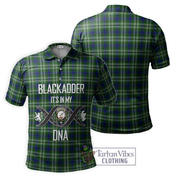 Blackadder Tartan Polo Shirt with Family Crest DNA In Me Style - Tartan Vibes Clothing