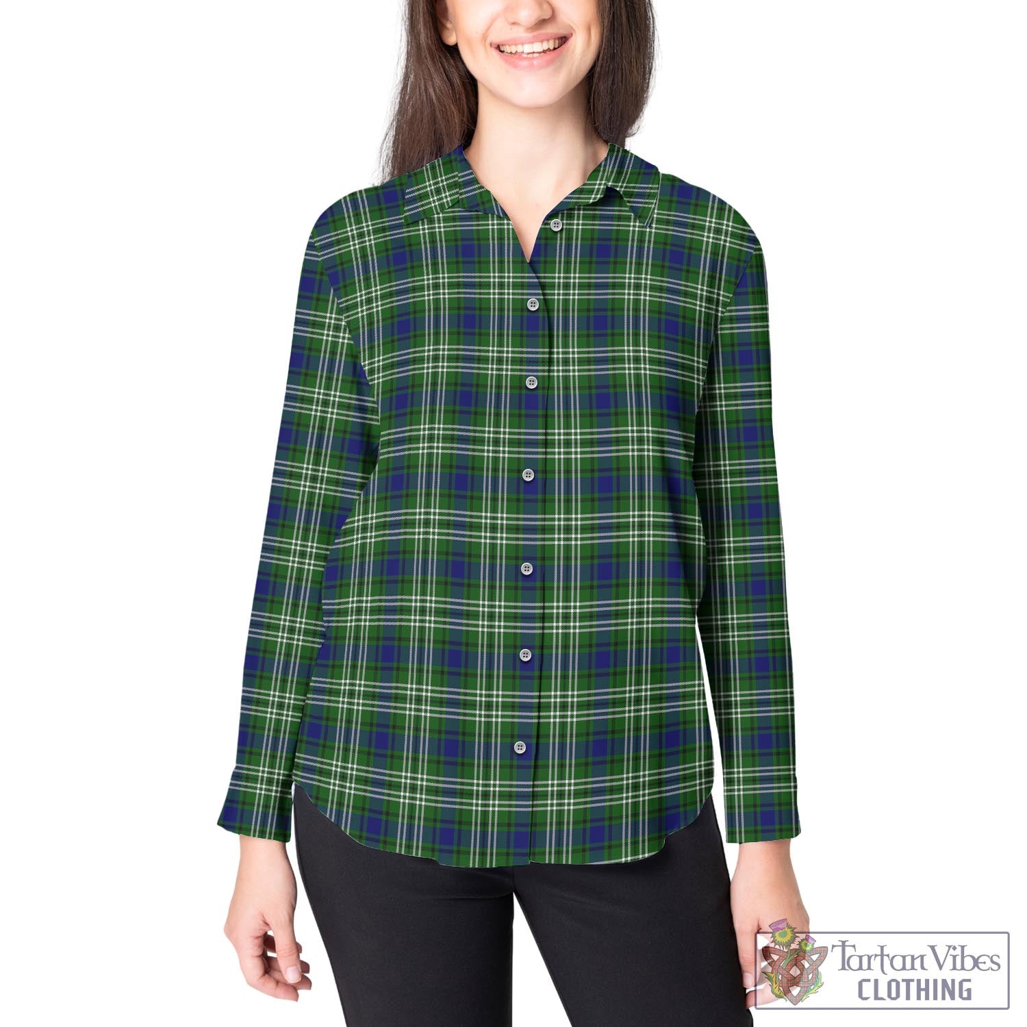 Blackadder Tartan Women's Casual Shirt - Tartan Vibes Clothing