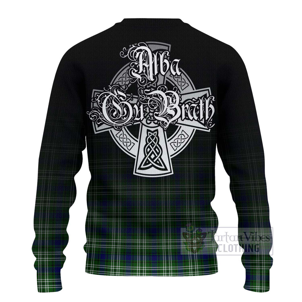 Blackadder Tartan Ugly Sweater Featuring Alba Gu Brath Family Crest Celtic Inspired - Tartan Vibes Clothing