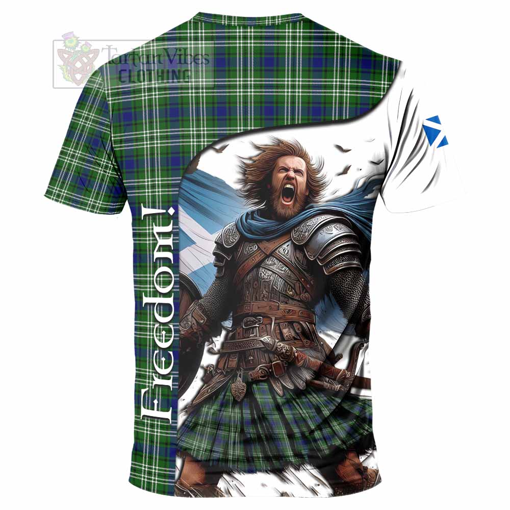 Blackadder Crest Tartan T-Shirt Inspired by the Freedom of Scottish Warrior - Tartan Vibes Clothing