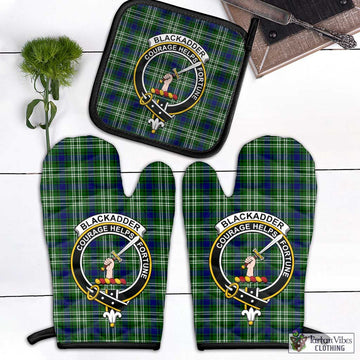 Blackadder Tartan Combo Oven Mitt & Pot-Holder with Family Crest - Tartan Vibes Clothing