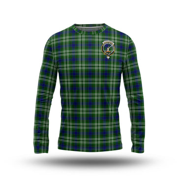 Blackadder Tartan Long Sleeve T-Shirt with Family Crest