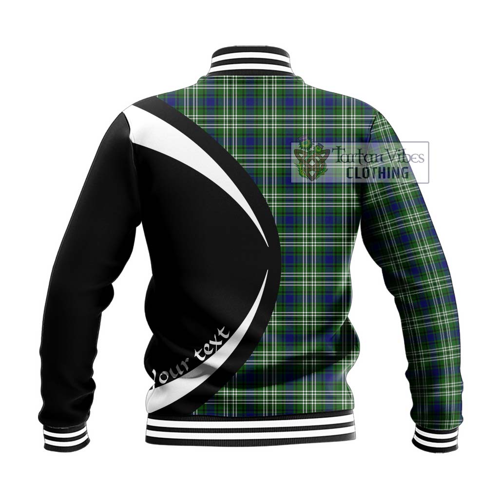 Blackadder Tartan Baseball Jacket with Family Crest Circle Style - Tartan Vibes Clothing