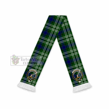 Tartan Vibes Clothing Blackadder Tartan Ruffneck Scarf with Family Crest