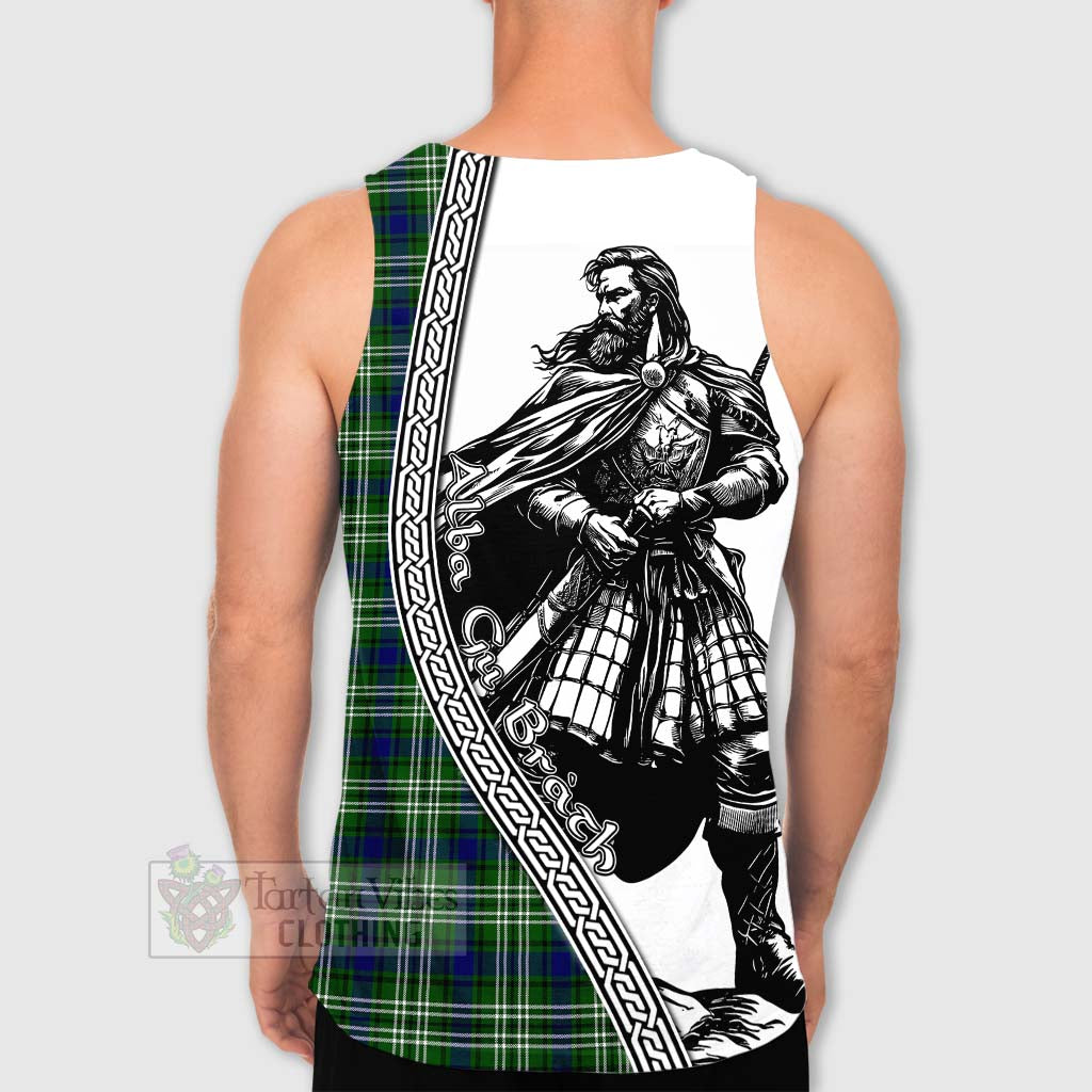 Blackadder Tartan Clan Crest Men's Tank Top with Highlander Warrior Celtic Style - Tartan Vibes Clothing