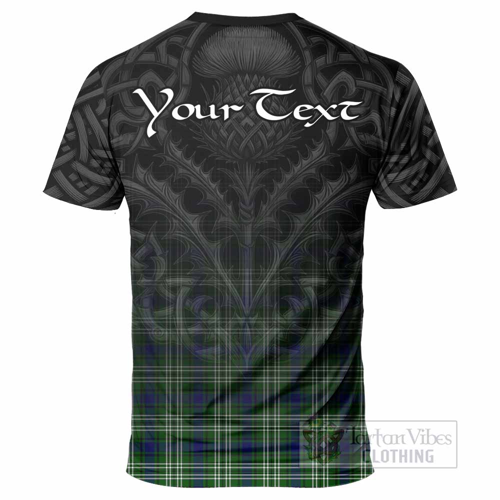 Blackadder Tartan T-Shirt with Family Crest Celtic Thistle Vibes - Tartan Vibes Clothing