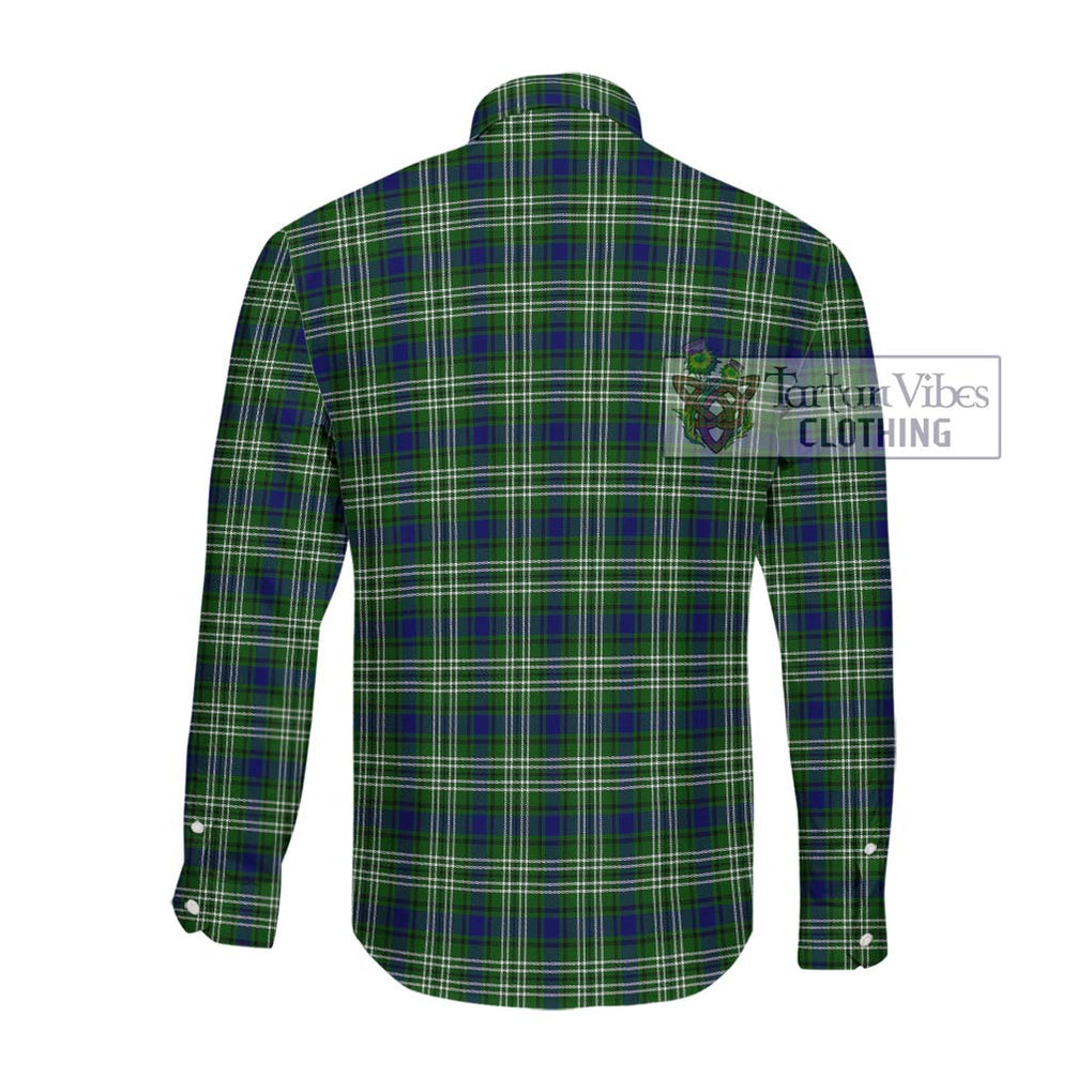 Blackadder Tartan Long Sleeve Button Shirt with Family Crest DNA In Me Style - Tartanvibesclothing Shop