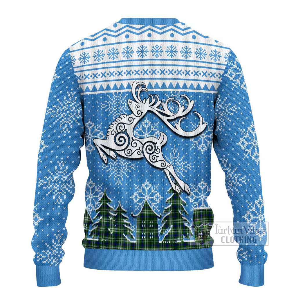 Blackadder Clan Christmas Ugly Sweater Celtic Reindeer Style - Tartan Vibes Clothing