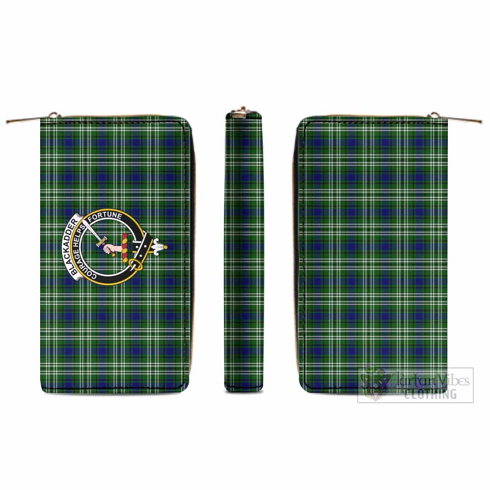Blackadder Tartan Women's Leather Wallet with Family Crest - Tartan Vibes Clothing