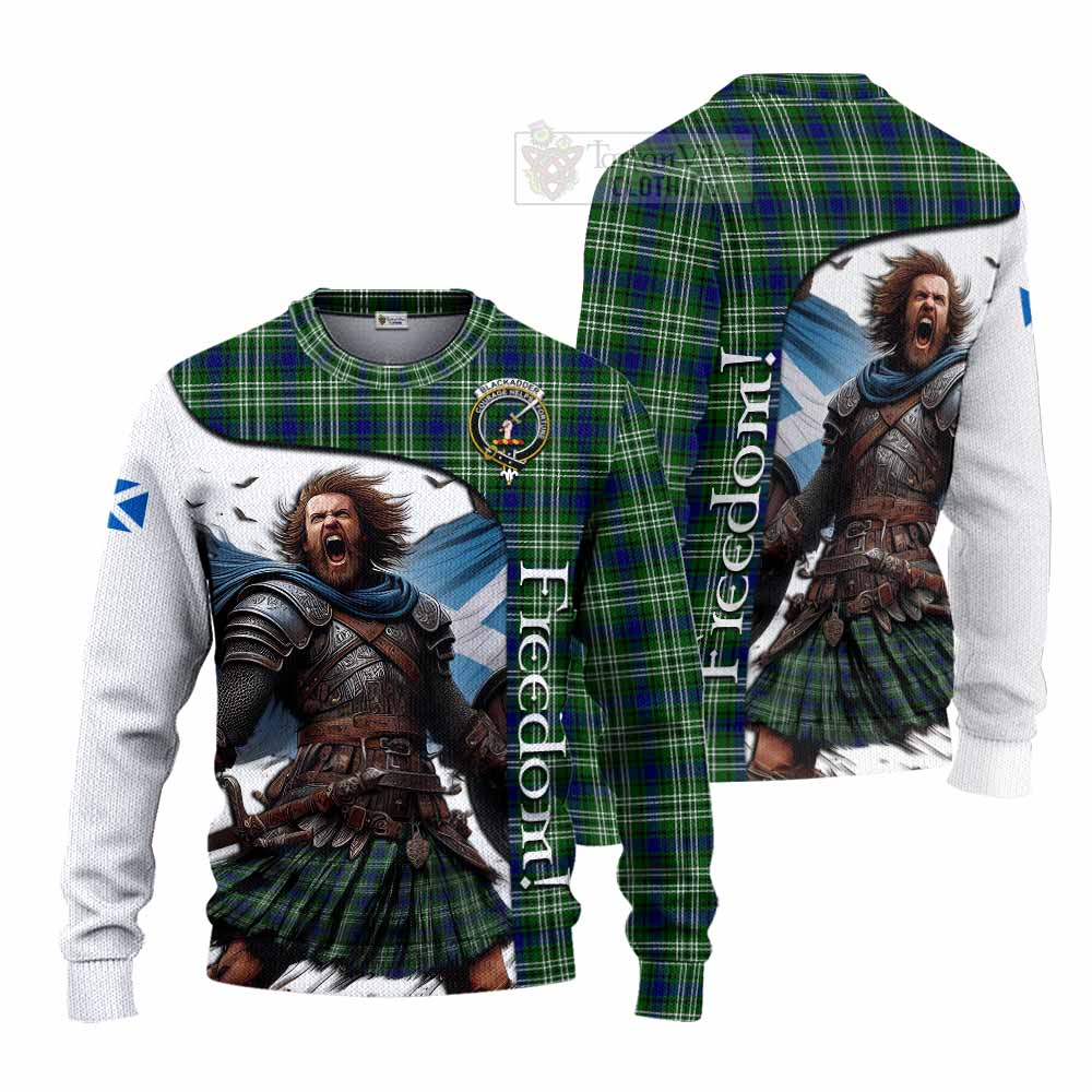 Blackadder Crest Tartan Knitted Sweater Inspired by the Freedom of Scottish Warrior - Tartan Vibes Clothing
