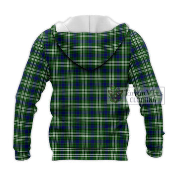 Blackadder Tartan Knitted Hoodie with Family Crest DNA In Me Style - Tartan Vibes Clothing