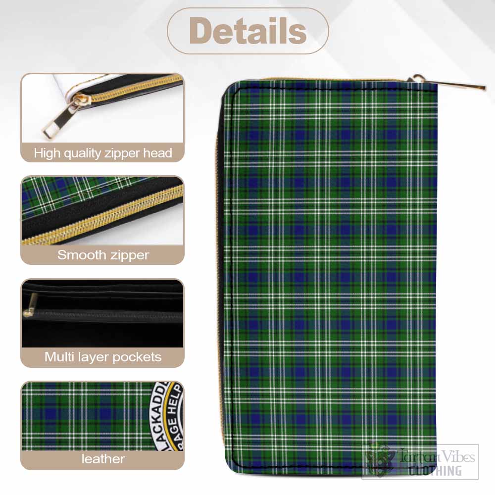Blackadder Tartan Women's Leather Wallet with Family Crest - Tartan Vibes Clothing