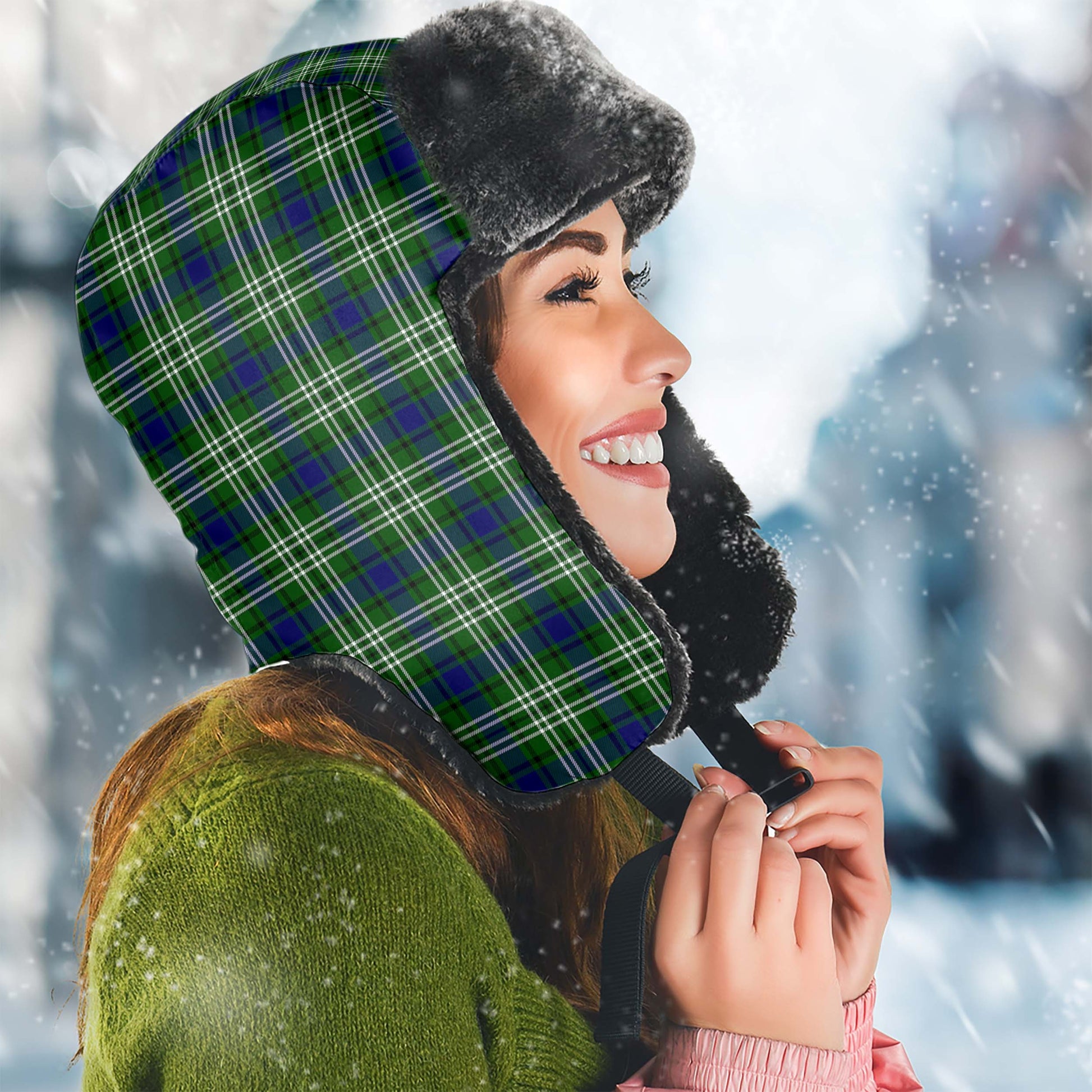 Blackadder Tartan Winter Trapper Hat - Tartan Vibes Clothing