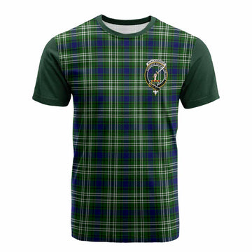 Blackadder Tartan Accent Cotton T-shirt with Family Crest